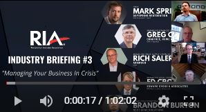 RIA Industry COVID-19 Briefing 3