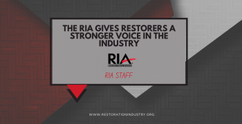 The RIA Gives Restorers a Stronger Voice in the Industry