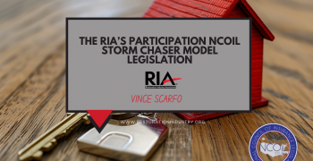 The RIA’s Participation NCOIL Storm Chaser Model Legislation