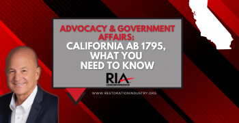 Advocacy & Government Affairs: California AB 1795, what you need to know